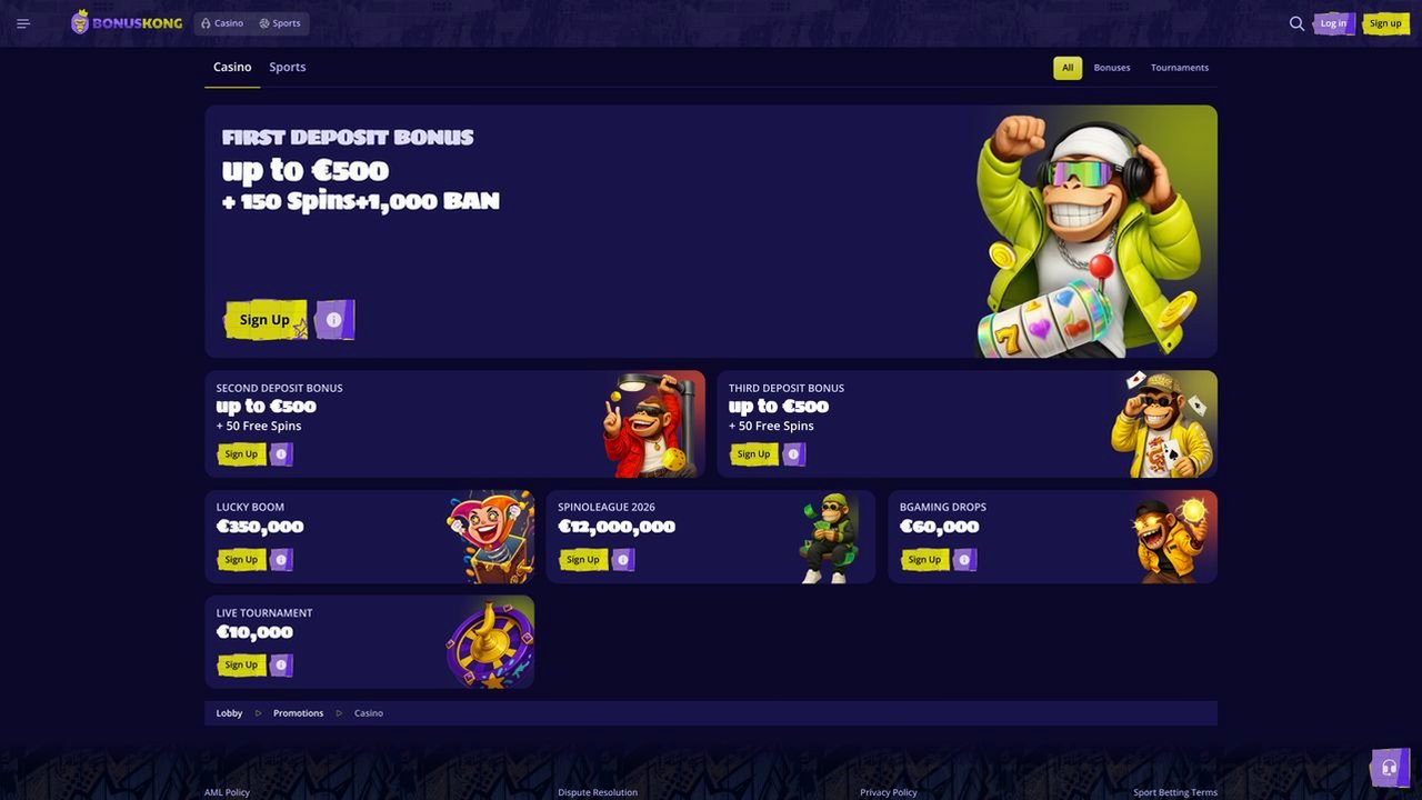 BonusKong Casino (Affiliate Portal) Casino
